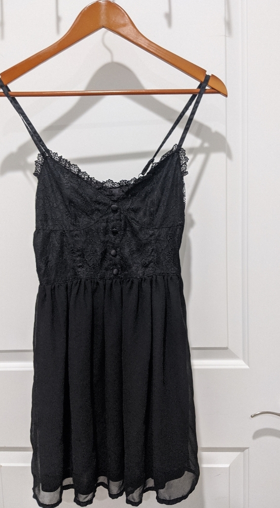 H&M Black Babydoll Dress